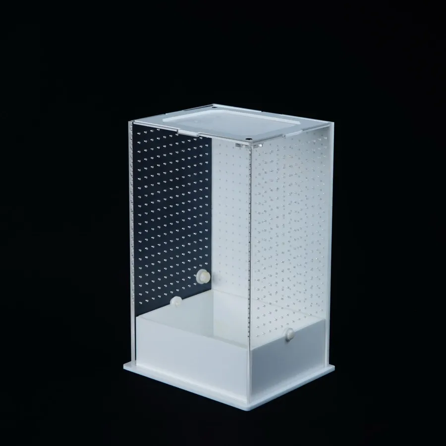 Mantis keeping supplies including ventilated enclosures.
